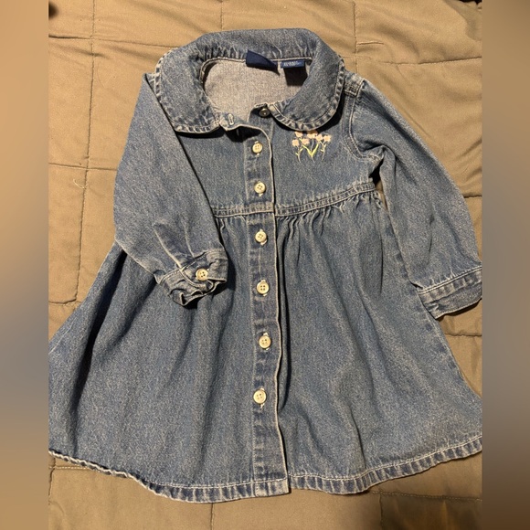 Little Legends Other - LITTLE LEGENDS VINTAGE Blue Denim Button Down Toddler Dress Size Kids 18M